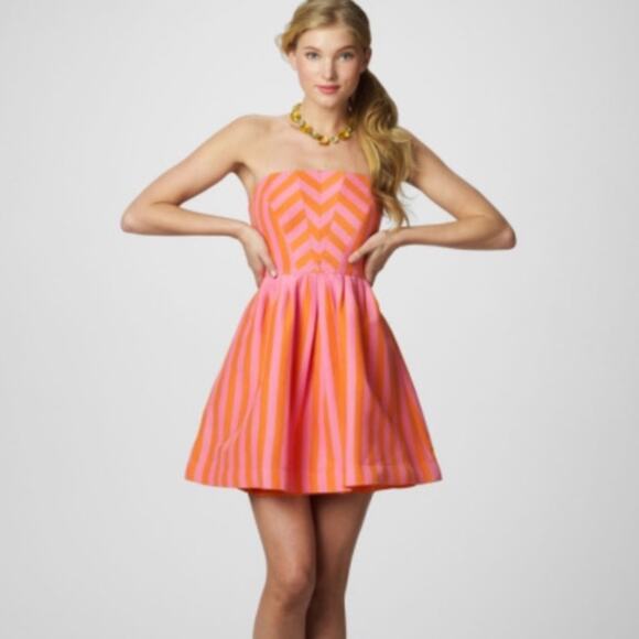 Lilly Pulitzer | Eve Striped Dress | Sz 4 - Picture 1 of 5